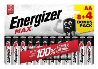 Produktfoto för Alkaline Batteri AA | 1.5 V DC | 12-Blister
