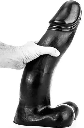 Produktfoto för ALL BLACK DILDO - 45 CM