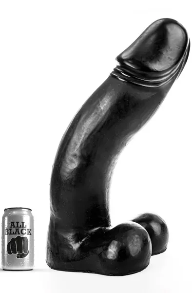 Bild 2 för ALL BLACK DILDO - 45 CM