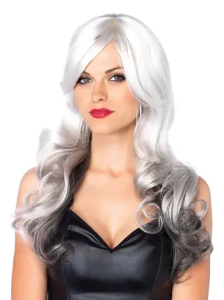 Produktfoto för Allure Multi Color Wig Grey/Black Peruk
