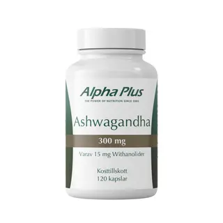 Produktfoto för Alpha Plus Ashwagandha 120 kapslar
