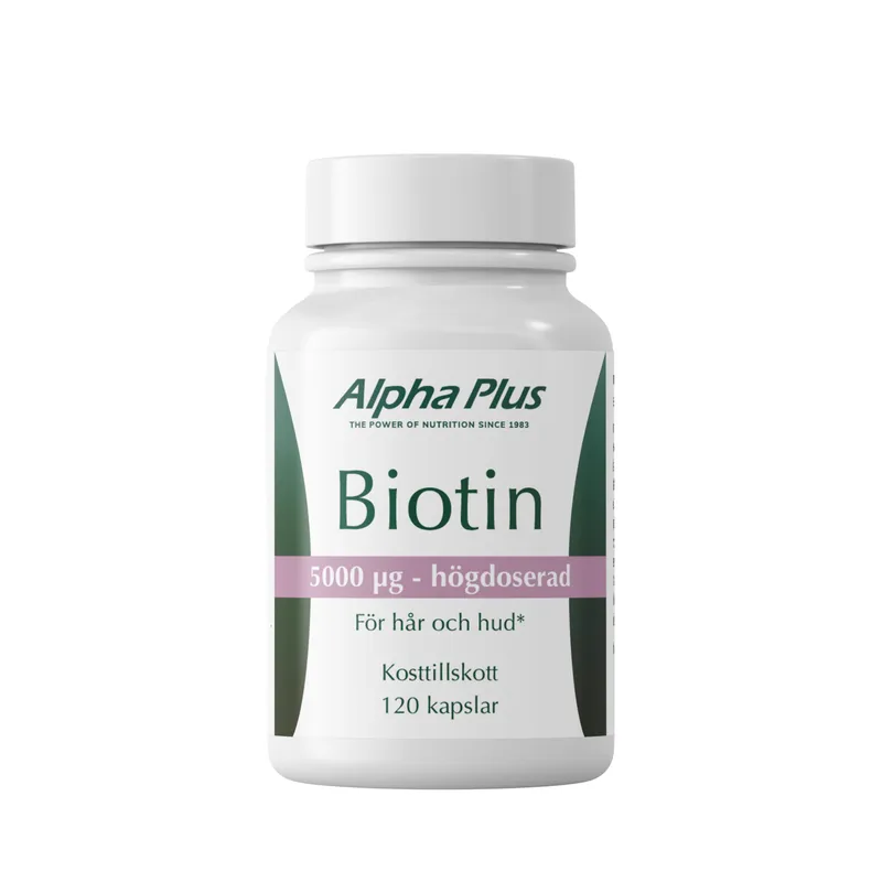 Bild 2 för Alpha Plus Biotin 120 kapslar