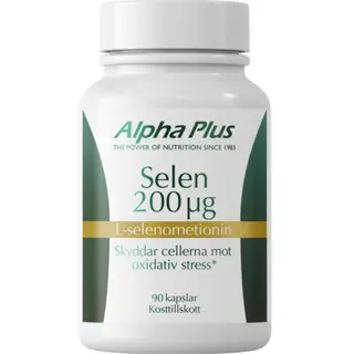 Produktfoto för Alpha Plus Selen 200 µg 90 kapslar
