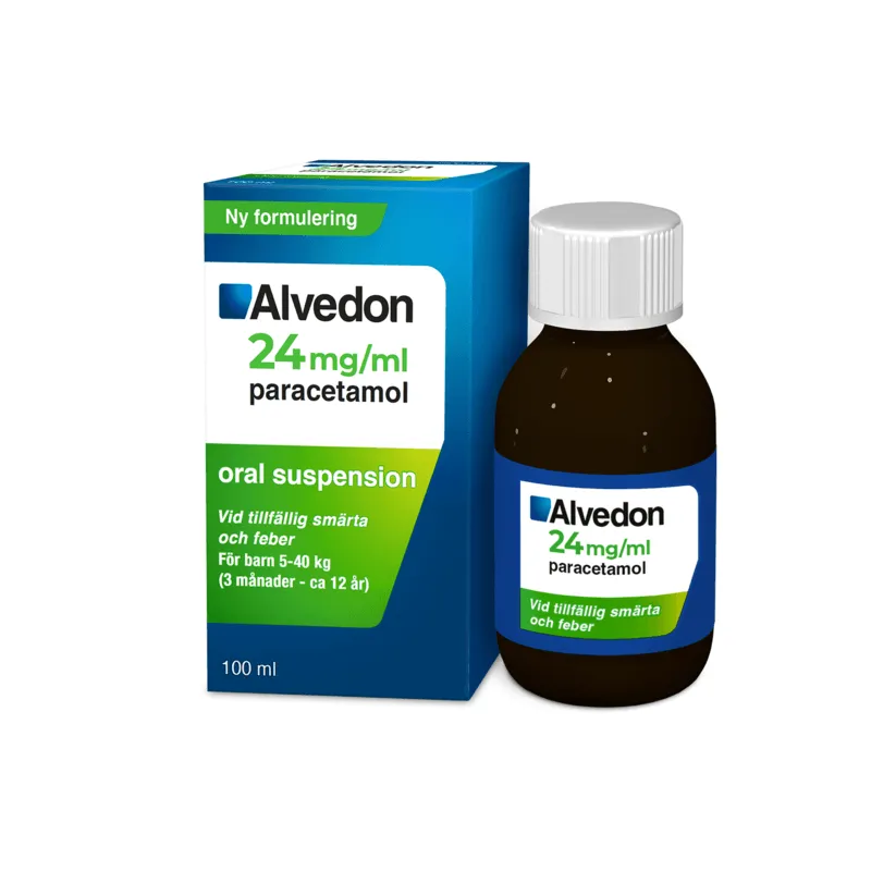 Bild 1 för Alvedon 24 mg/ml 100 milliliter Oral suspension