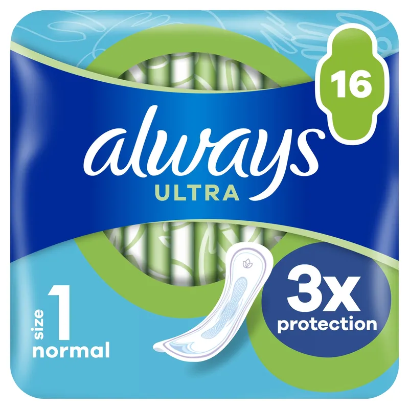 Bild 2 för Always Ultra Sanitetsbindor Normal S1 16 st