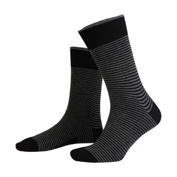 Alternativ bild 0 för Amanda Christensen Strumpor 3P True Stripe Ankle Sock Svart Strl 39/42