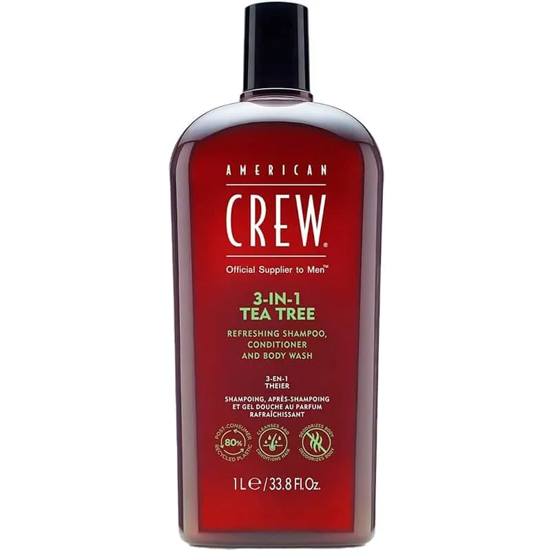 Alternativ bild 0 för American Crew 3-in-1 Tea Tree 1000ml