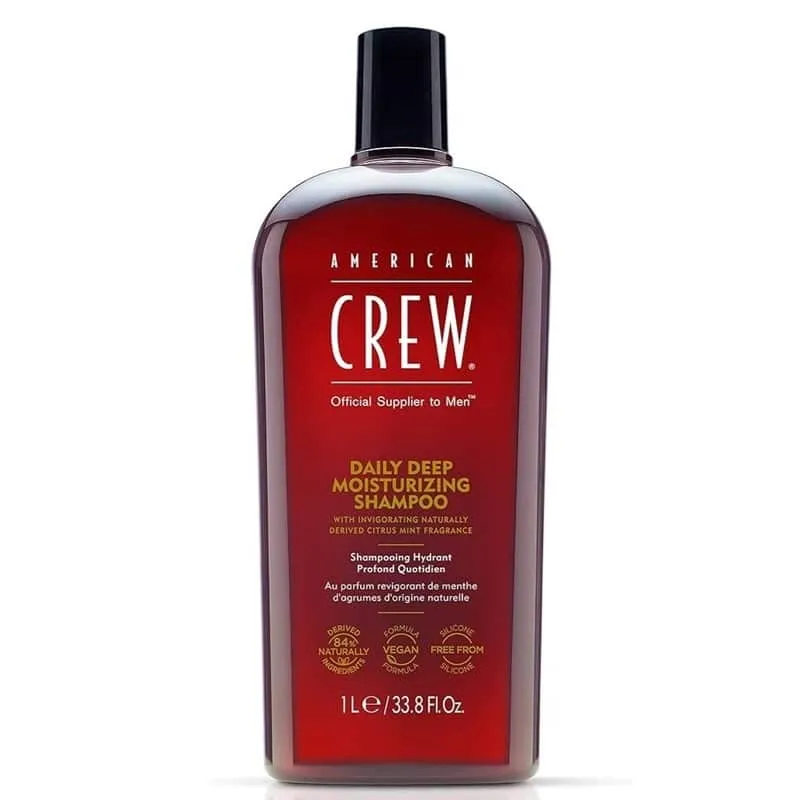 Alternativ bild 0 för American Crew, Daily Deep Moisturizing, Vegan, Hair Shampoo, For Nourishing, 1000 ml