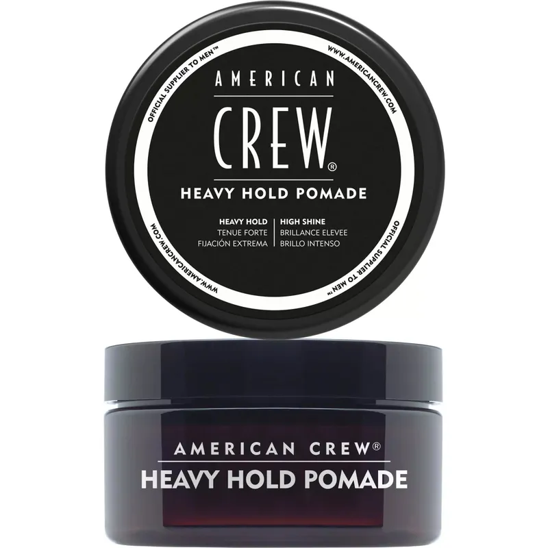 Bild 2 för American Crew, Heavy Hold, Hair Styling Pomade, High Shine, Strong Hold, 85 g