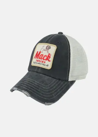 Produktfoto för American Needle - Svart trucker Keps - Mack Orville Black/Stone Trucker @ Hatstore
