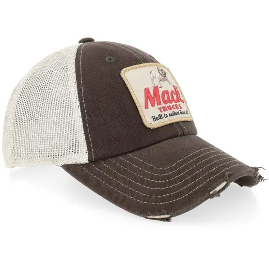 Bild 2 för American Needle - Svart trucker Keps - Mack Orville Black/Stone Trucker @ Hatstore
