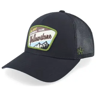 Produktfoto för American Needle - Svart trucker Keps - Yellowstone Valin Black Trucker @ Hatstore