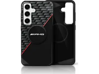 Produktfoto för AMG Galaxy S25 Plus Mobilskal MagSafe Double Layer Rhombs - Svart