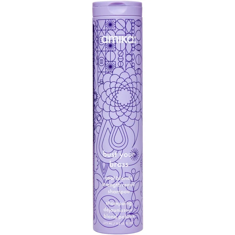 Bild 1 för Amika Bust Your Brass Cool Blonde Repair Shampoo 275 ml