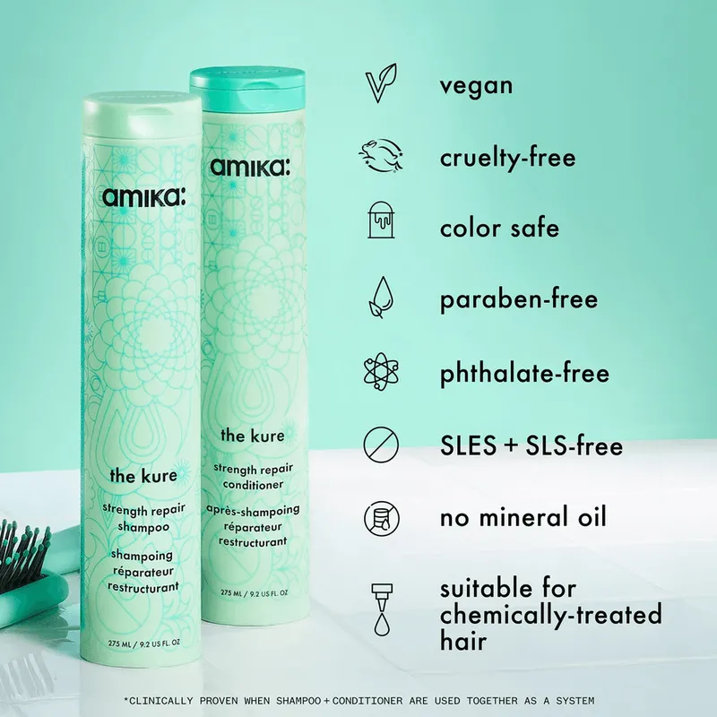 Bild 8 för Amika The Kure Bond Conditioner - 275 ml