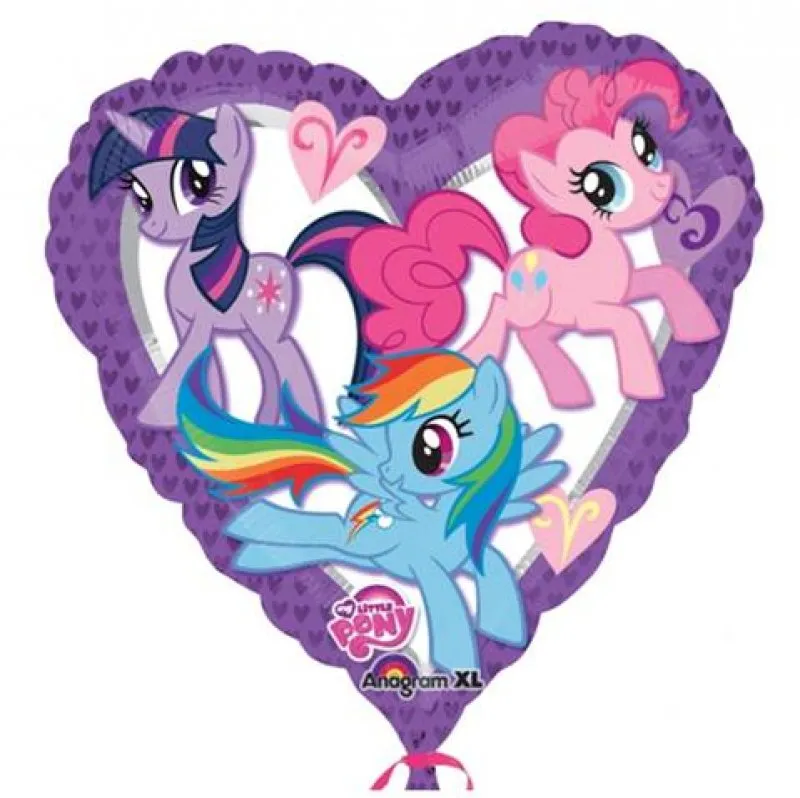 Alternativ bild 0 för AMSCAN Balon foliowy standard XL - My Little Pony (2479701)