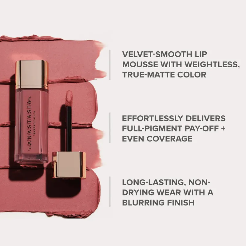 Bild 2 för Anastasia Beverly Hills Lip Velvet Hush Rose