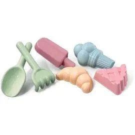 Produktfoto för Androni Sweets Sand Molds with Shovel and Rake 6 pcs.