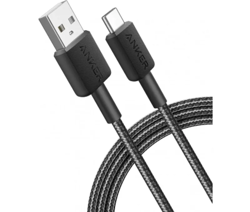 Alternativ bild 0 för Anker 322 USB-A to USB-C Nylon cable - 0.9m - Black