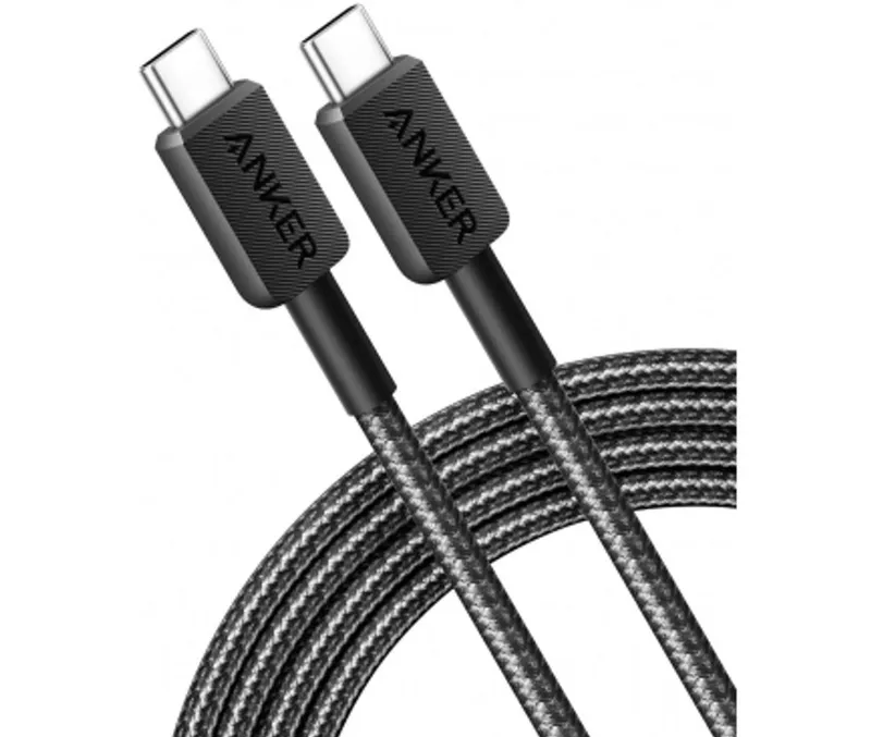 Alternativ bild 0 för Anker 322 USB-C to USB-C Nylon cable - 0.9m - Black