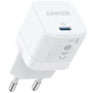 Produktfoto för Anker 512 Nano Pro 20W USB-C Power Adapter - White