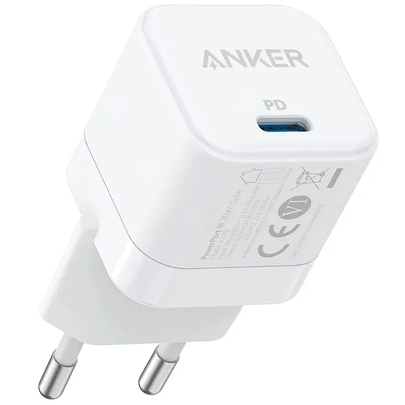 Alternativ bild 0 för Anker 512 Nano Pro 20W USB-C Power Adapter - White