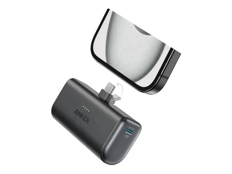 Alternativ bild 0 för Anker Nano - Strömförsörjningsbank - 5000 mAh - 22.5 Watt - 3 A - IQ 3.0 - 2 utdatakontakter (24 pin USB-C) - svart