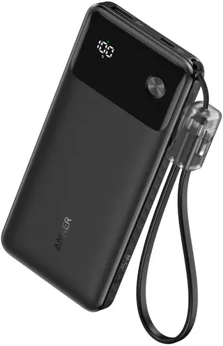 Produktfoto för Anker Powerbank 10000mAh, 22.5W, QC + PD – Svart