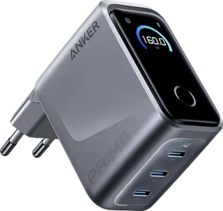 Produktfoto för Anker Prime Väggladdare 160W 3xUSB-C – Grå
