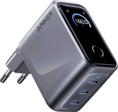 Alternativ bild 0 för Anker Prime Väggladdare 160W 3xUSB-C – Grå