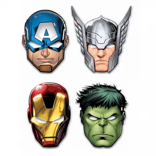 Produktfoto för Ansiktsmasker Avengers 6-pack