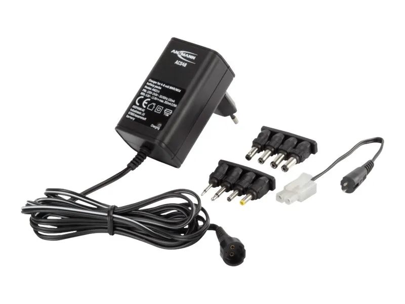 Alternativ bild 0 för ANSMANN ACS48 - Batteriladdare - 350 mA - svart