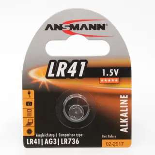 Produktfoto för ANSMANN batteri - LR41 - alkaliskt