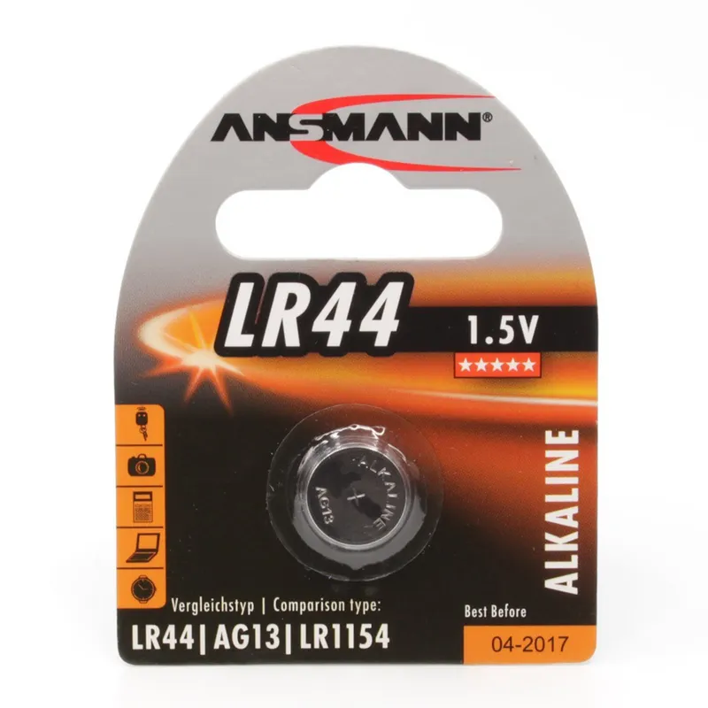 Alternativ bild 0 för ANSMANN - Batteri LR44 - alkaliskt