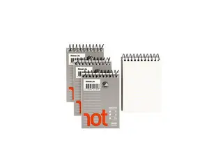Produktfoto för Anteckningsblock bantex wire-o, a7, linjerat, 50 ark, 70 g