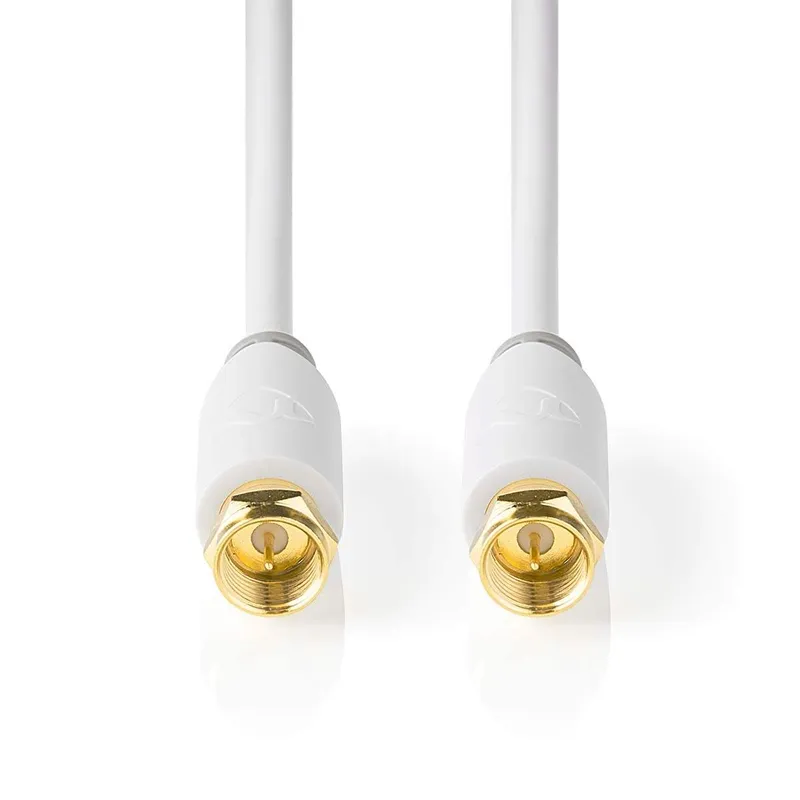 Bild 2 för Antennkabel, F Hane till F Hane, Guldplaterad, 3m