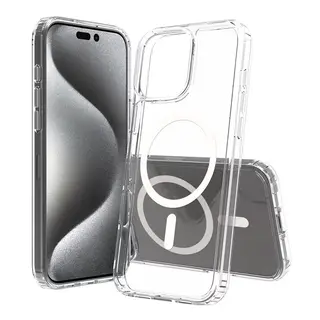 Produktfoto för Anti Shock 1,5 mm MagSafe Skal för iPhone 16 Pro, Transparent