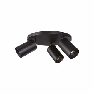 Produktfoto för Antidark - SpotOn Circle3 Plafond/Vägglampa Black Antidark