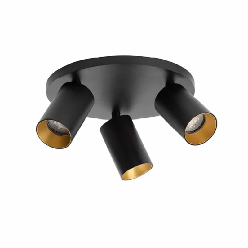 Bild 2 för Antidark - SpotOn Circle3 Plafond/Vägglampa Black Antidark