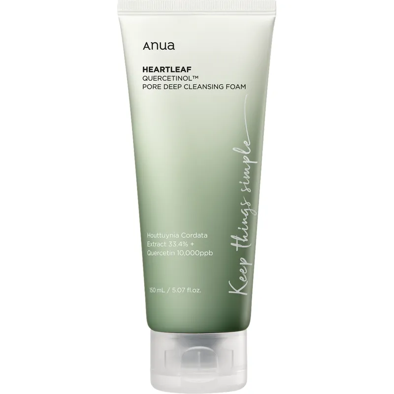 Bild 2 för Anua Heartleaf Quercetinol Pore Deep Cleansing Foam 150 ml