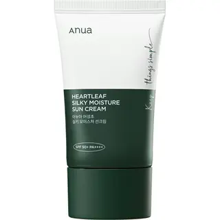 Produktfoto för Anua Heartleaf Silky Moisture Sun Cream SPF50+ PA++++ 50 ml