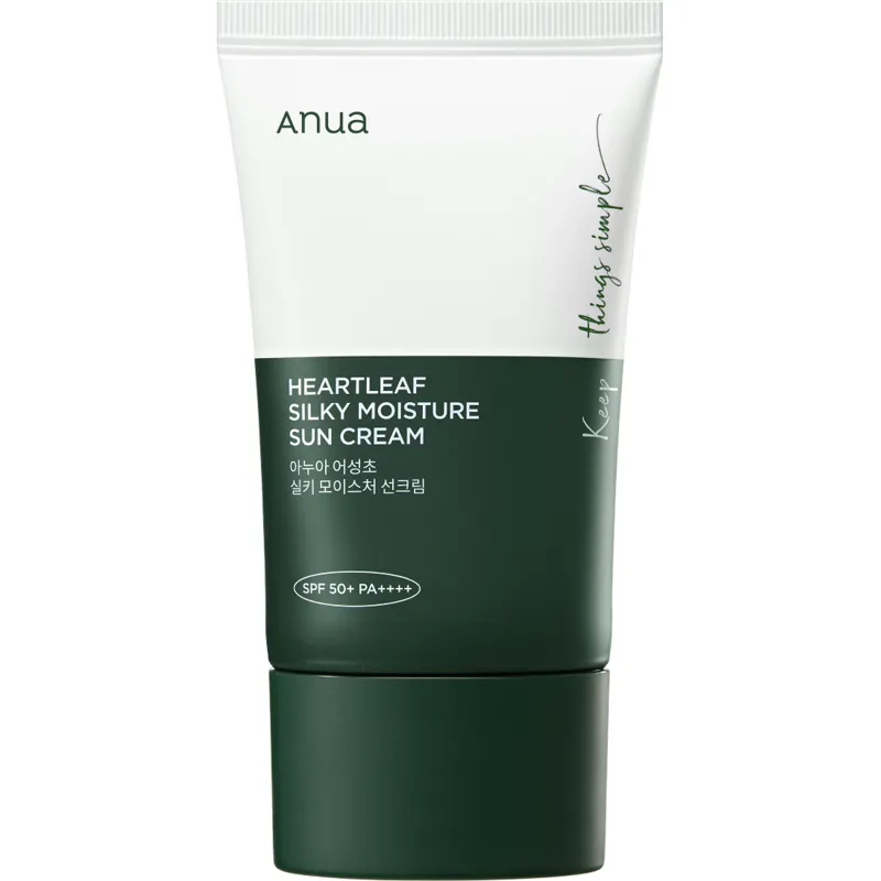 Bild 1 för Anua Heartleaf Silky Moisture Sun Cream SPF50+ PA++++ 50 ml
