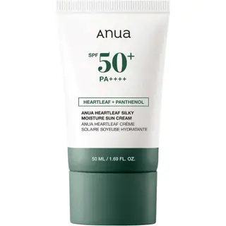 Produktfoto för Anua Heartleaf Silky Moisture Sun Cream SPF50+ PA++++ 50 ml