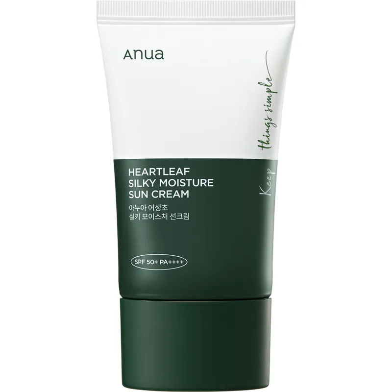 Bild 2 för Anua Heartleaf Silky Moisture Sun Cream SPF50+ PA++++ 50 ml