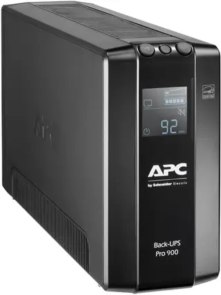 Produktfoto för APC Back-UPS Pro BR900MI - UPS - AC 230 V - 540 Watt - 900 VA - USB - utgångskontakter: 6 - svart