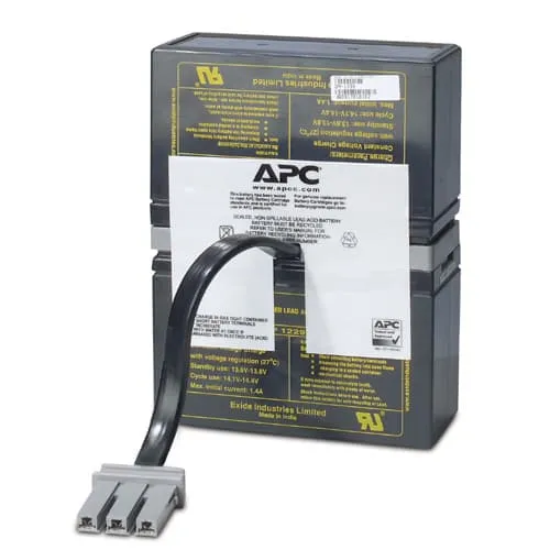 Alternativ bild 0 för APC Replacement Battery Cartridge #32 - UPS-batteri - 1 x batteri - Bly-syra - träkol - för P/N: 516-015, BN1050, BN1050-CN, BR1000TW, BR800-IN, BT1000, BT1000MC, BX800, BX900-CN