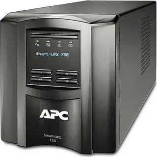 Produktfoto för APC Smart-UPS SMT750IC - UPS - AC 220/230/240 V - 500 Watt - 750 VA - RS-232, USB - utgångskontakter: 6 - svart - med APC SmartConnect