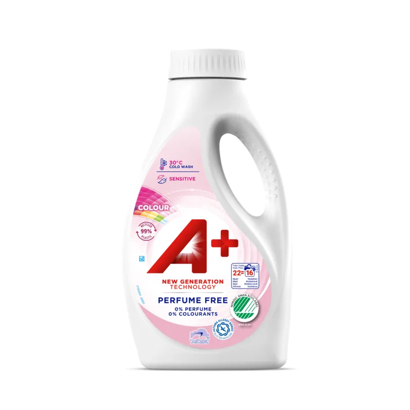 Bild 1 för Aplus A+ Sensitive Colour Flytande Tvättmedel 880 ml