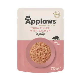 Produktfoto för Applaws Cat Tonfisk & Lax i Gelé 70 g