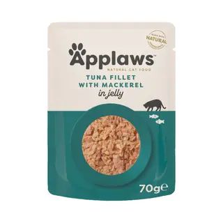 Produktfoto för Applaws Cat Tonfisk & Makrill i Gelé 70 g